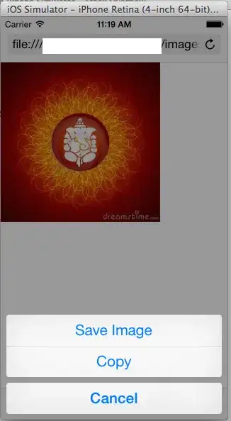 Screenshot for Actionsheet