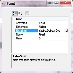 Sample product table result