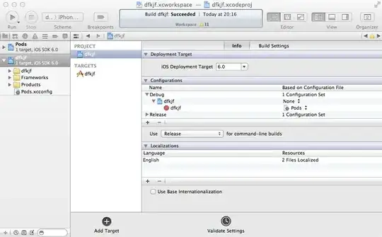 xcconfig in the project configuration