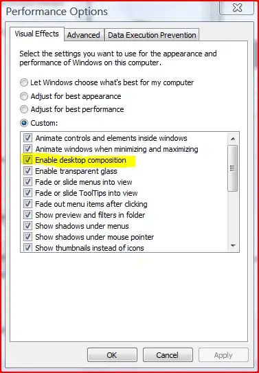 memory performance by thread count