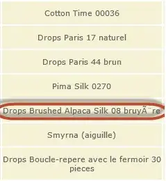 vertical stack of buttons