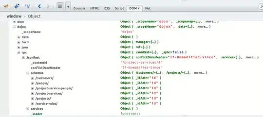 two inline nav arrays of three