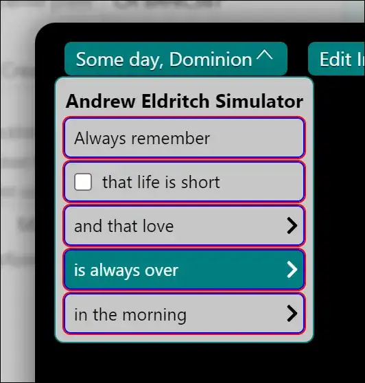 You have made the integer value bound final