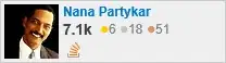 profile for Nana Partykar on Stack Exchange, a network of free, community-driven Q&A sites