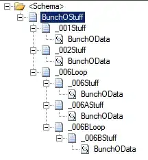 Two overlapping plotted shape sets.