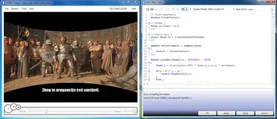 SQLite view of db that I have inserted in assets folder