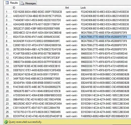 Screenshot of difference