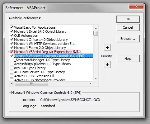 with custom views, stretched back