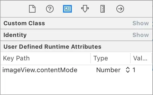 Screenshot of input control
