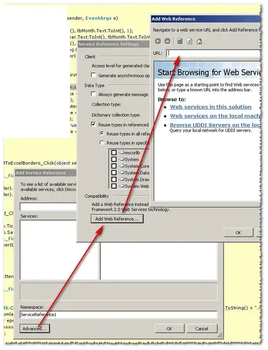 blocks column with list of dictionaries