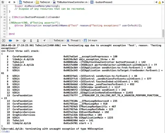 Logs after an exception