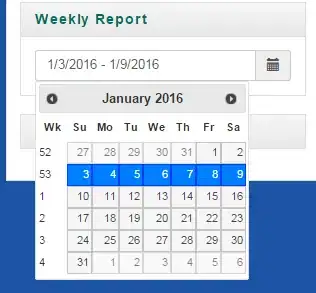 The picture is the example of the dataaframe. starting from 4 I want 14 DFs with the sums of each week aggregated Sigma4!