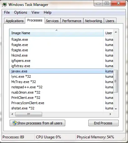 Screenshot for the reference.