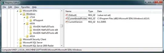 HKEY_LOCAL_MACHINE\SOFTWARE\Microsoft\Microsoft SDKs\Windows CurrentInstallFolder