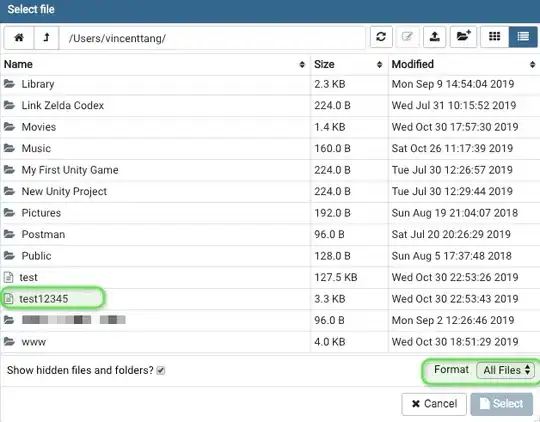 Output with segmentation fault error