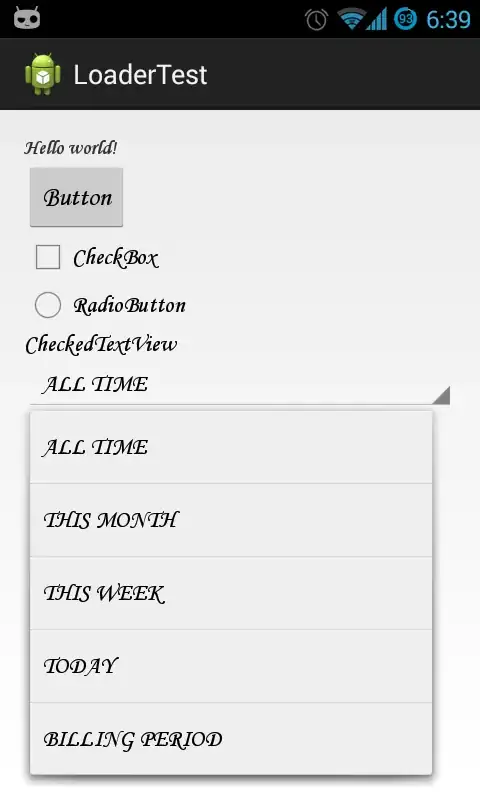 add desc outside plot