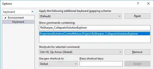 Options > Keyboard > ReSharper_CollapseInSolutionExplorer