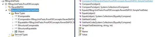 screenshot of a webpage with an arrow and hand-drawn circle pointing to the JSON download button