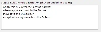 Data ungrouped in an object