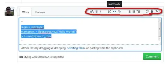 Formal example of editor interface