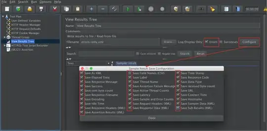 View Results Tree in error