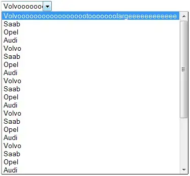 option list is wider than the select