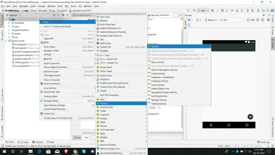 First Step to Create new Activity