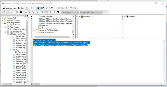 Can only assign value for the last one