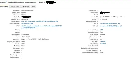 Debugging screenshot