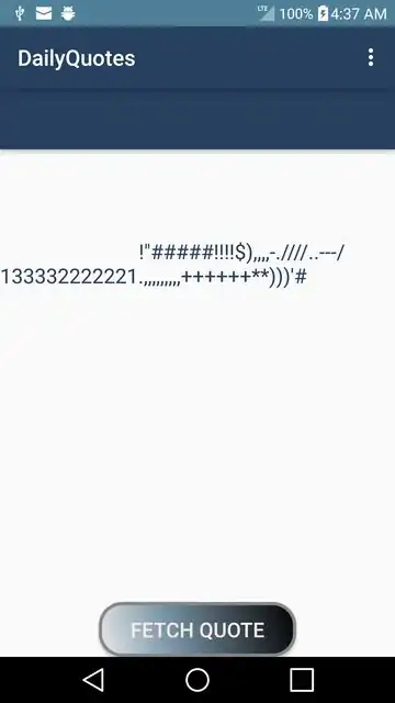 App Screen Shot of weird stuff