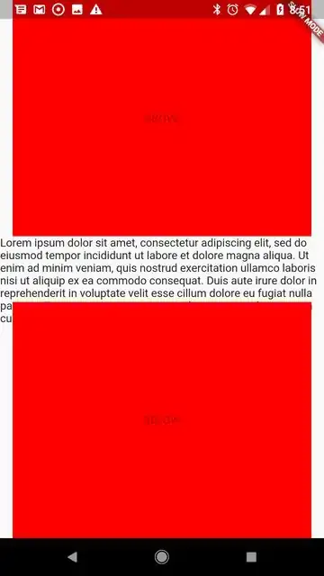 AR scene, seen from the bottom side