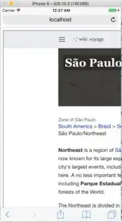 ios safari behavior without scrollable=no