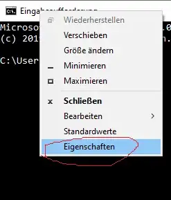 You should have properties there, my system is in german if you haven't already noticed it