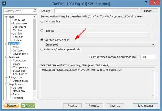 Task on startup - ConEmu