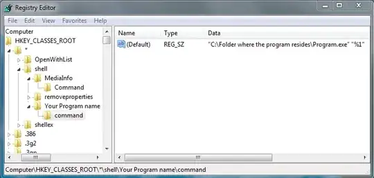 Registry Editor: Finished file-command