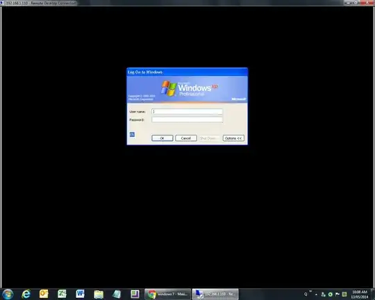 Screenshot of Remote Desktop