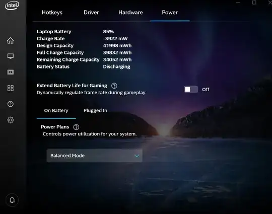 In the Intel Graphics Command Center