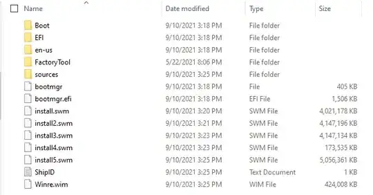 Files in Zip