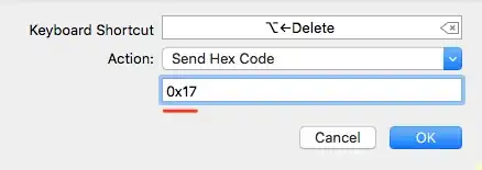 How to map the command to the hex code
