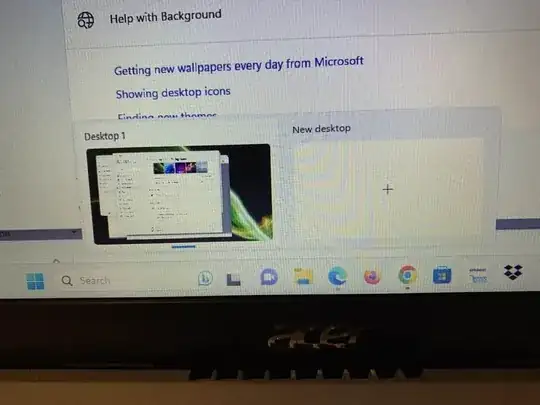 Miniature desktop icons