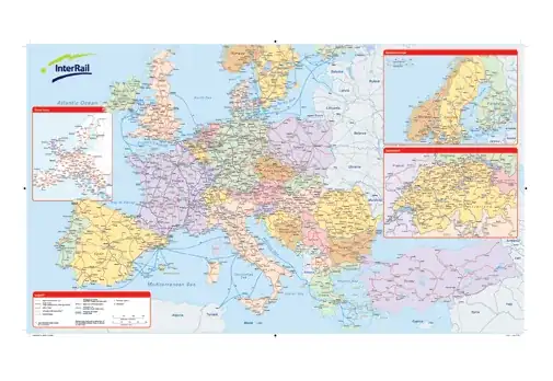 Interrail map