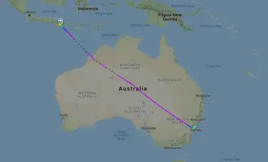 Flight map
