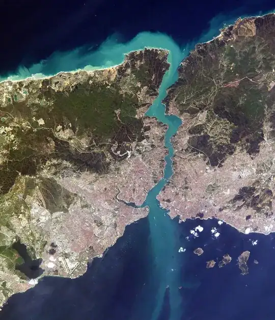 Hellespont / Bosphorus / Dardanelles - satellite photo