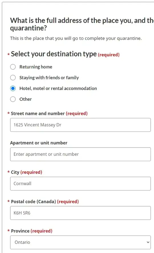 quarantine plan, motel address