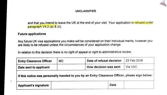 My Refusal Letter Page 2