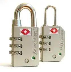 Travel Sentry brand TSA combination locks