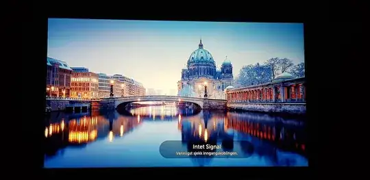 LG TV picture