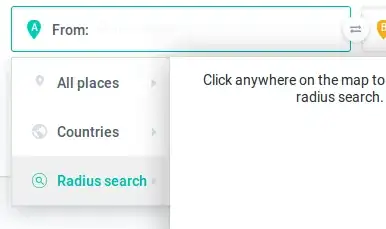 radius search
