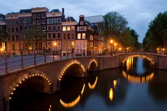 amsterdam at night