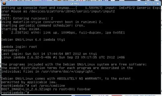 foo=bar at /proc/cmdline